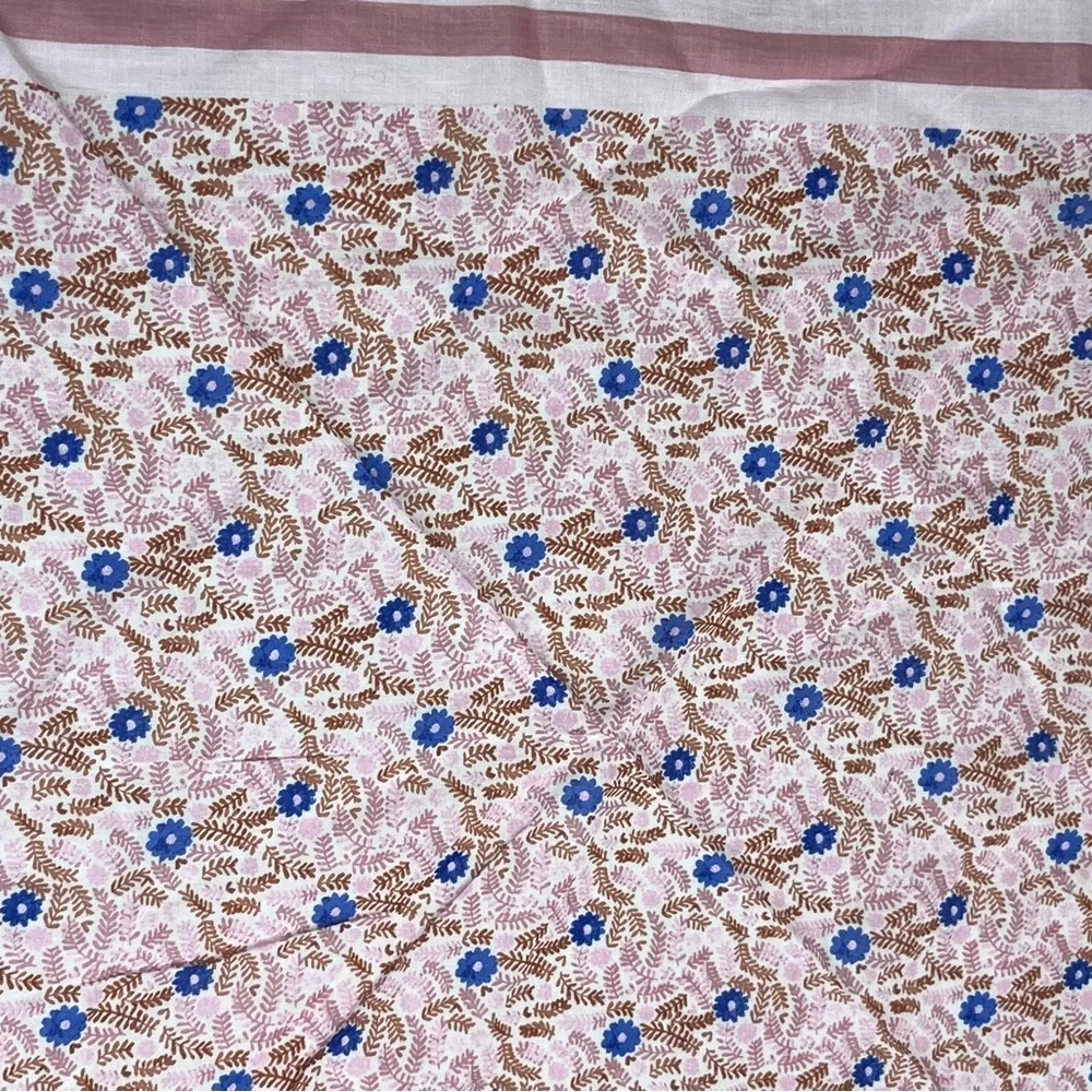 NWT Talbots & Universal Thread Floral Checkered Set of 2 Head Wraps Scarves